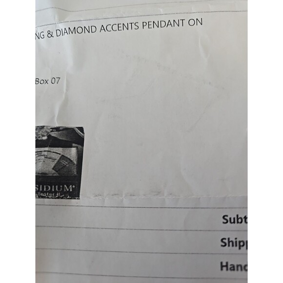 Sterling Silver Elephant Pendant Necklace With Diamond Accents Stamped 925 Italy - Picture 9 of 11